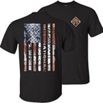 I688 - Flag T-Shirt - BLACK
