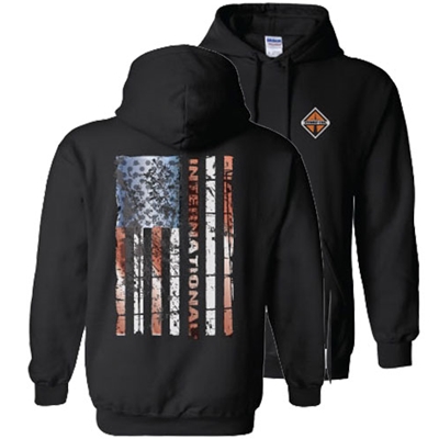 I689 - Flag Hooded Sweatshirt